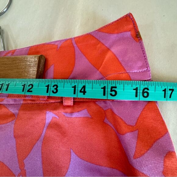 Silk Vintage Skirt Jeweled A Line Belted Clasp Size 6 - Picture 5 of 15